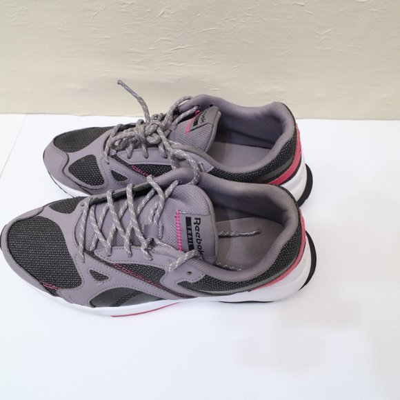 Reebok Trail Shoes Womens 9 Fuel Foam Gray Pink Charcoal White Athletic - Picture 12 of 14